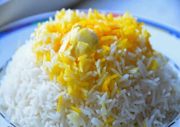  چلو با برنج ايراني  مامی نسرين 